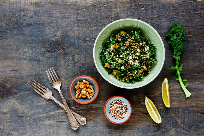 Kale Citrus and Quinoa Salad
